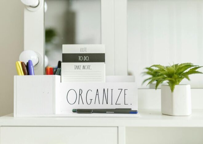 Tips for Organising a Clutter-Free and Efficient Home Workspace